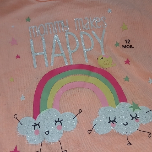 🍼Wonderkids Girls Printed T-shirt & Leggings 12M - Picture 3 of 8